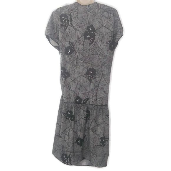 Vintage Maree Paris Floral Ruffle Hem Wrap Dress - Picture 4 of 5